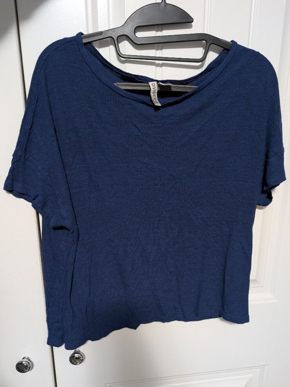 XS Oversized Blue Top - Picture 6 of 6